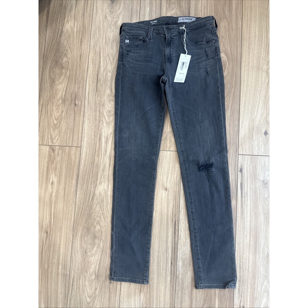 AG Adriano Goldschmied Jeans Women’s Size 27 Grey AG-ED Prima Cigarette Leg NWT